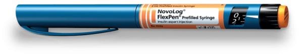 P-piller är NovoLog FlexPen U-100 (100 enheter/ml) FlexPen