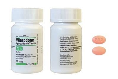 Pill FR2 Orange Oval is Vilazodone Hydrochloride