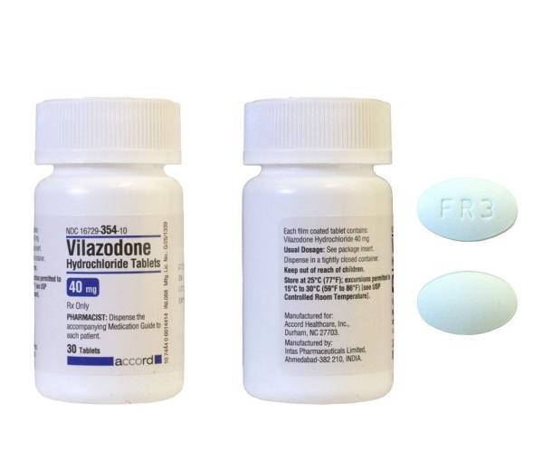 Pill FR3 Blue Oval is Vilazodone Hydrochloride