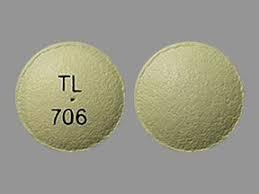 Pill TL 706 Yellow Round is Relexxii