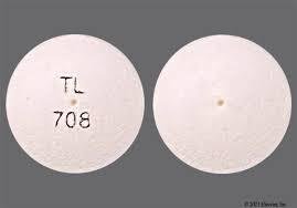 Pill TL 708 White Round is Relexxii