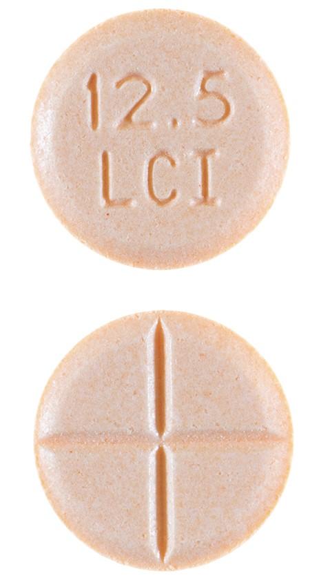 Amphetamine and dextroamphetamine 12.5 mg 12.5 LCI