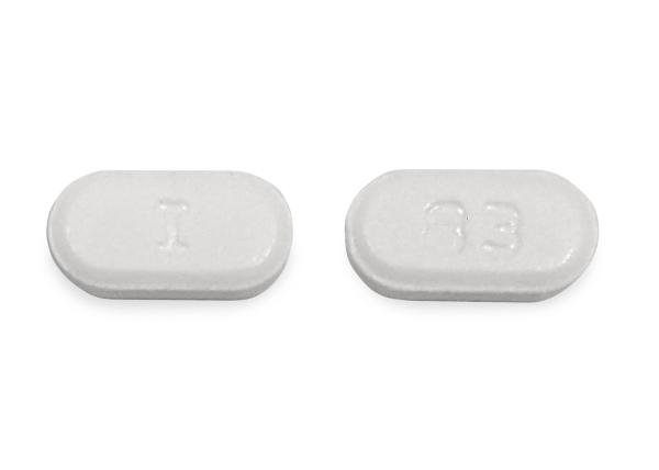 Pill I 83 White Capsule/Oblong is Ezetimibe