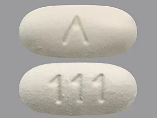Pill 111 Logo White Oval is Potassium Chloride Extended-Release