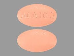 Pill ACA100 Orange Oval is Calquence