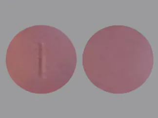 Pill 1 Purple Round is Hydroxyzine Hydrochloride
