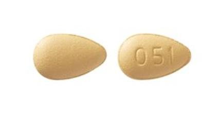 Pill 051 Yellow Egg-shape is Tadalafil