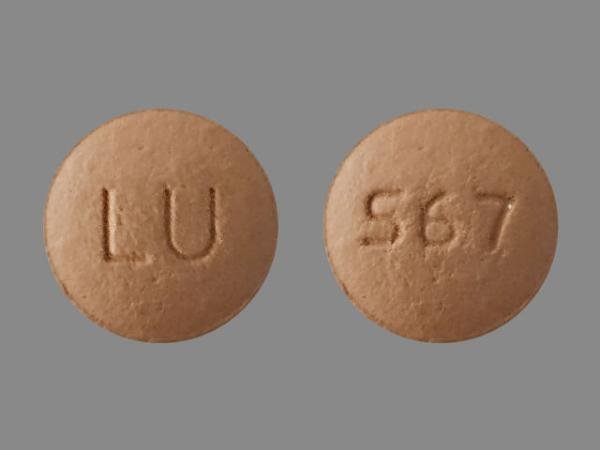 Pill LU S67 Tan Round is Desvenlafaxine Succinate Extended-Release