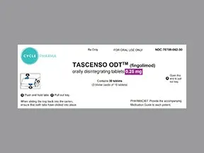 Tascenso ODT 0.25 mg (Logo)