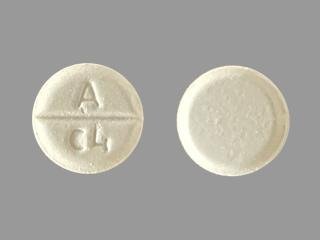 Pill A C4 White Round is Meclizine Hydrochloride