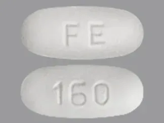 Pill FE 160 White Capsule/Oblong is Fenofibrate