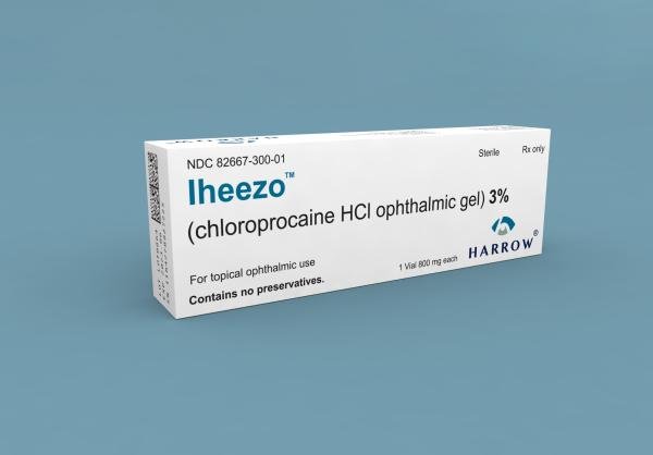 Iheezo (chloroprocaine) ophthalmic gel 3%
