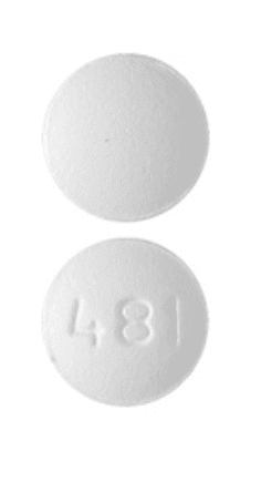 Pill 481 White Round is Diltiazem Hydrochloride