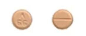 Pill Logo 66 Orange Round is Clonazepam
