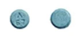 Pill Logo 67 Blue Round is Clonazepam