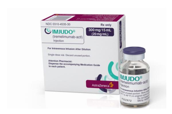 Pill medicine is Imjudo 300 mg/15 mL (20 mg/mL) injection