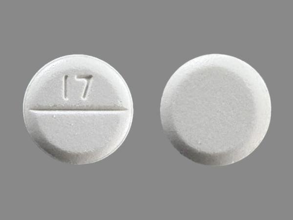 Pill 17 White Round is Furosemide