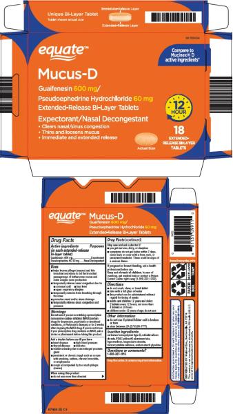 Guaifenesin and pseudoephedrine hydrochloride extended-release 600 mg / 60 mg L6