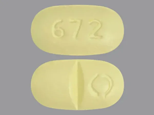 Pill O 672 Yellow Capsule/Oblong is Paroxetine Hydrochloride