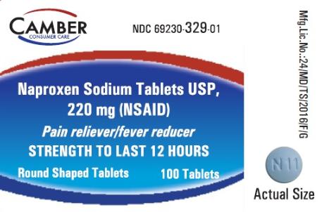 Naproxen sodium 220 mg H N11