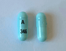 Pill A 346 Blue Capsule/Oblong is Cyclophosphamide