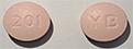 Pill YB 201 Pink Round is Sorafenib Tosylate