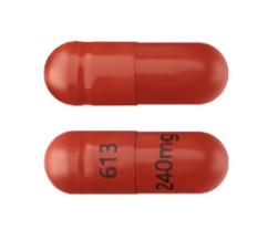 Pill 613 240 mg is Dimethyl Fumarate Delayed-Release 240 mg