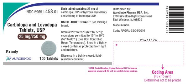 Pill CA 25 LT 250 Blue Round is Carbidopa and Levodopa