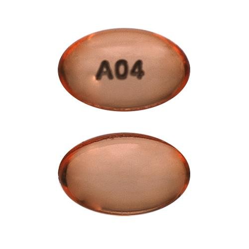 Pill A04 Orange Capsule-shape is Lubiprostone