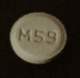 Pill M59 Green Round is Levothyroxine Sodium