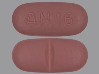 Pill AN 16 Pink Capsule/Oblong is Benazepril Hydrochloride and Hydrochlorothiazide