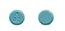 Pill Logo A2 Blue Round is Dicyclomine Hydrochloride