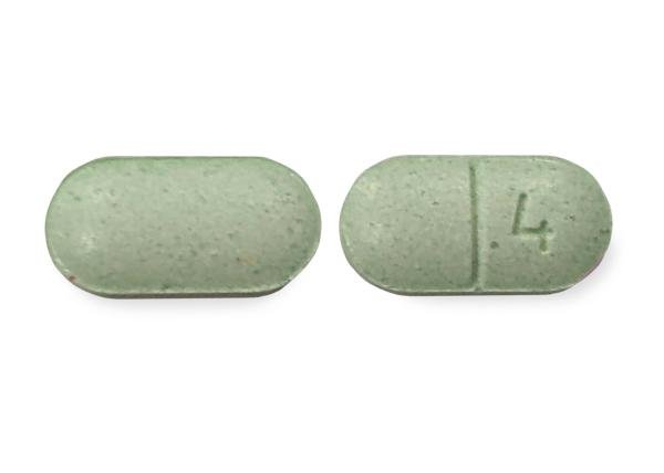 Pill 4 Green Capsule/Oblong is Levothyroxine Sodium