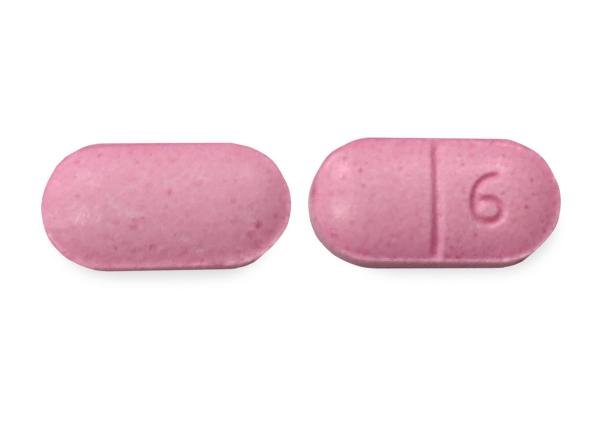 Pill 6 Pink Capsule/Oblong is Levothyroxine Sodium