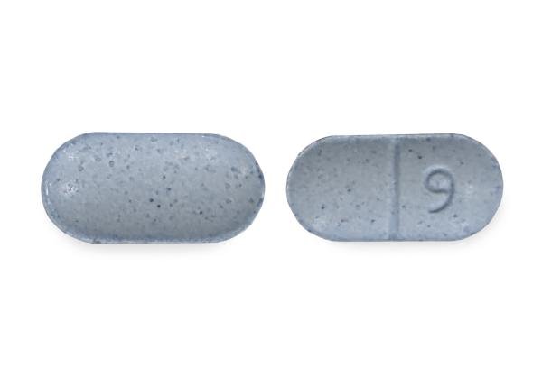 Pill 9 Blue Capsule/Oblong is Levothyroxine Sodium