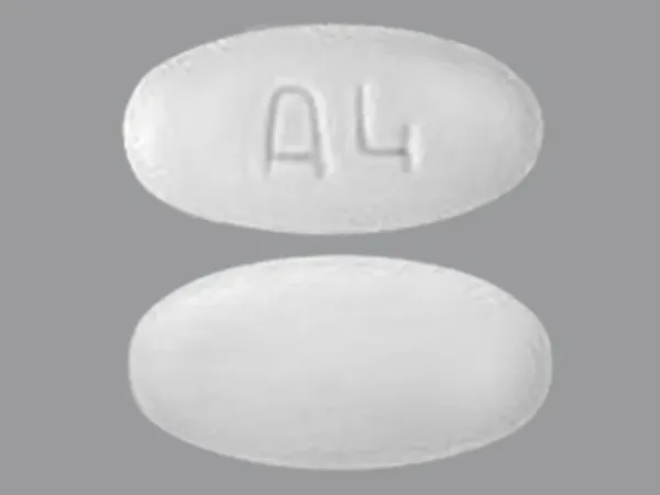 Pill A4 White Oval is Atorvastatin Calcium