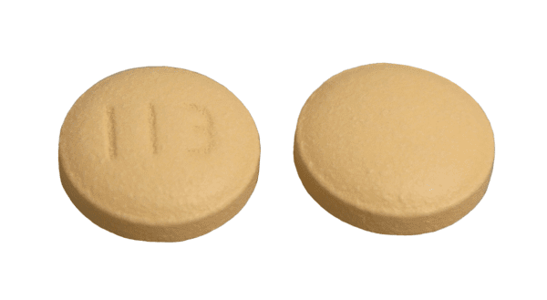 Pill 113 Yellow Round is Bisoprolol Fumarate and Hydrochlorothiazide