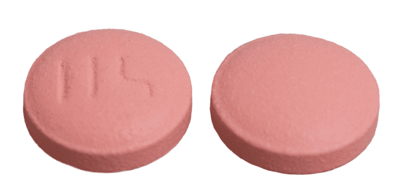 Pill 114 Pink Round is Bisoprolol Fumarate and Hydrochlorothiazide