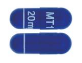 Pill 20 mg MTl Blue Capsule/Oblong is Tasimelteon