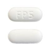 Pill FP5 White Capsule/Oblong is Lurasidone Hydrochloride