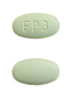 Pill FP3 Green Oval is Lurasidone Hydrochloride