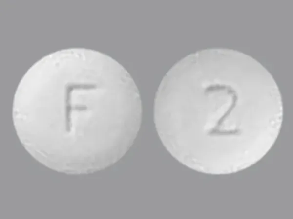 Pill F 2 White Round is Lurasidone Hydrochloride