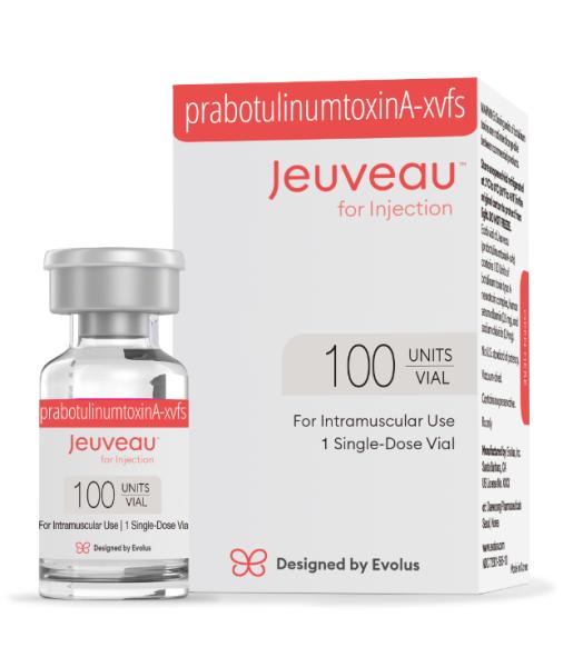 Jeuveau (prabotulinumtoxinA) 100 units powder for injection