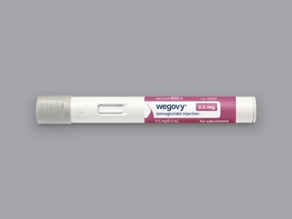 Wegovy 0.5 mg/0.5 mL pre-filled pen-injector medicine