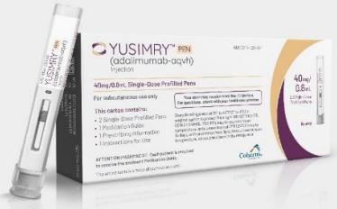 Pill medicine is Yusimry 40 mg/0.8 mL single-dose pen