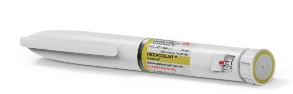 Pill medicine is Rezvoglar 100 units/mL (U-100) 3 mL KwikPen prefilled pen