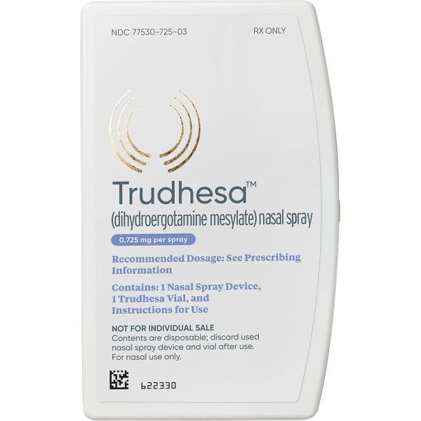 Pill medicine is Trudhesa 0.725 mg per spray, metered nasal spray