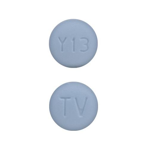 Pill TV Y13 Blue Round is Teriflunomide