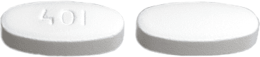 Pill 401 White Oval is Febuxostat