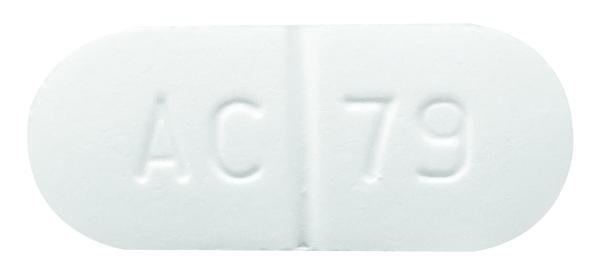 Pill AC 79 White Capsule/Oblong is Theophylline Extended-Release